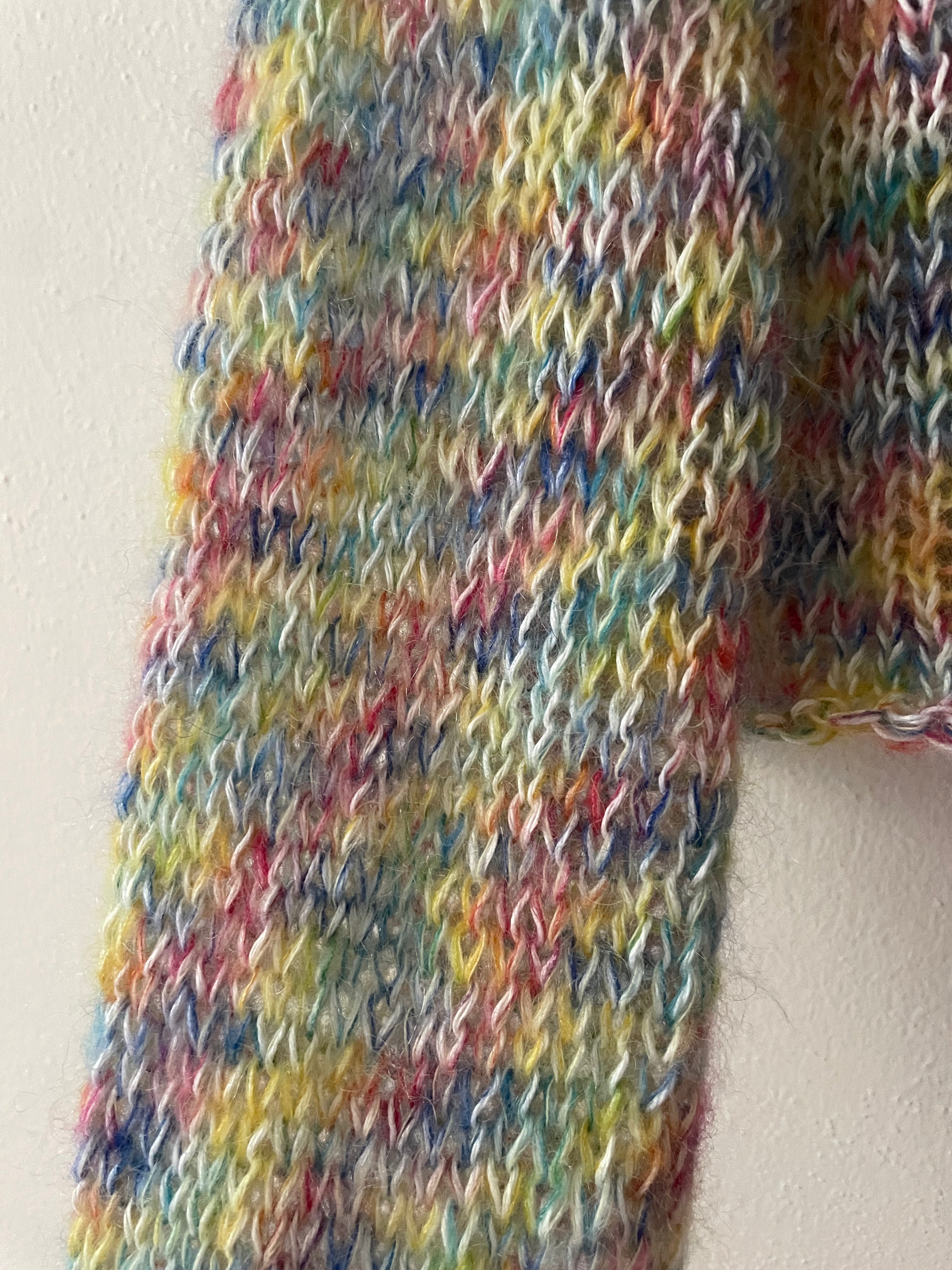 Cropped Cardigan con Bottoncini