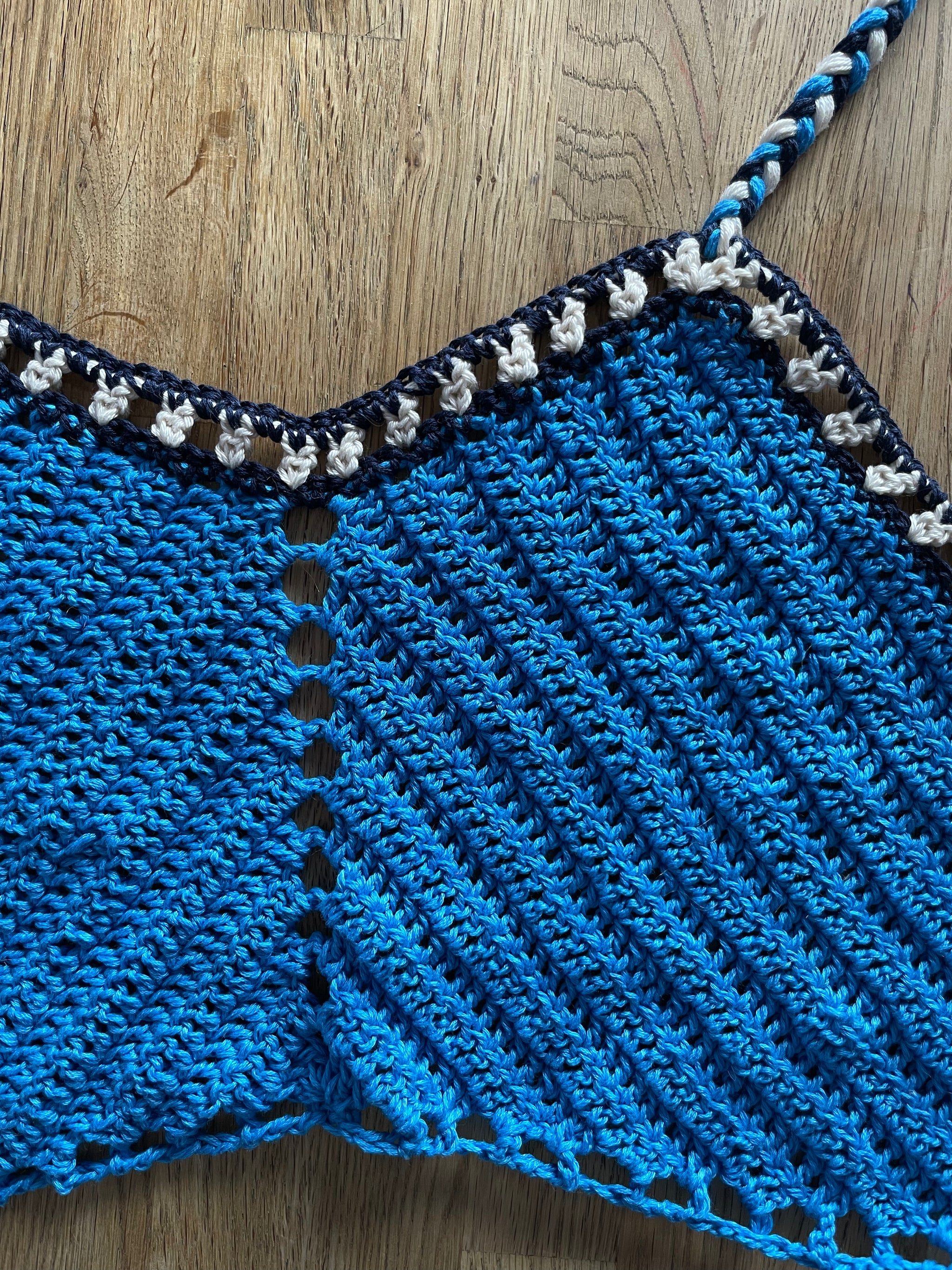 Levante — Top triangolo crochet fatto a mano